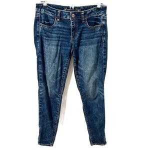 American Eagle Outfitters Super Stretch Skinny Jeggings Dark Wash Size 6